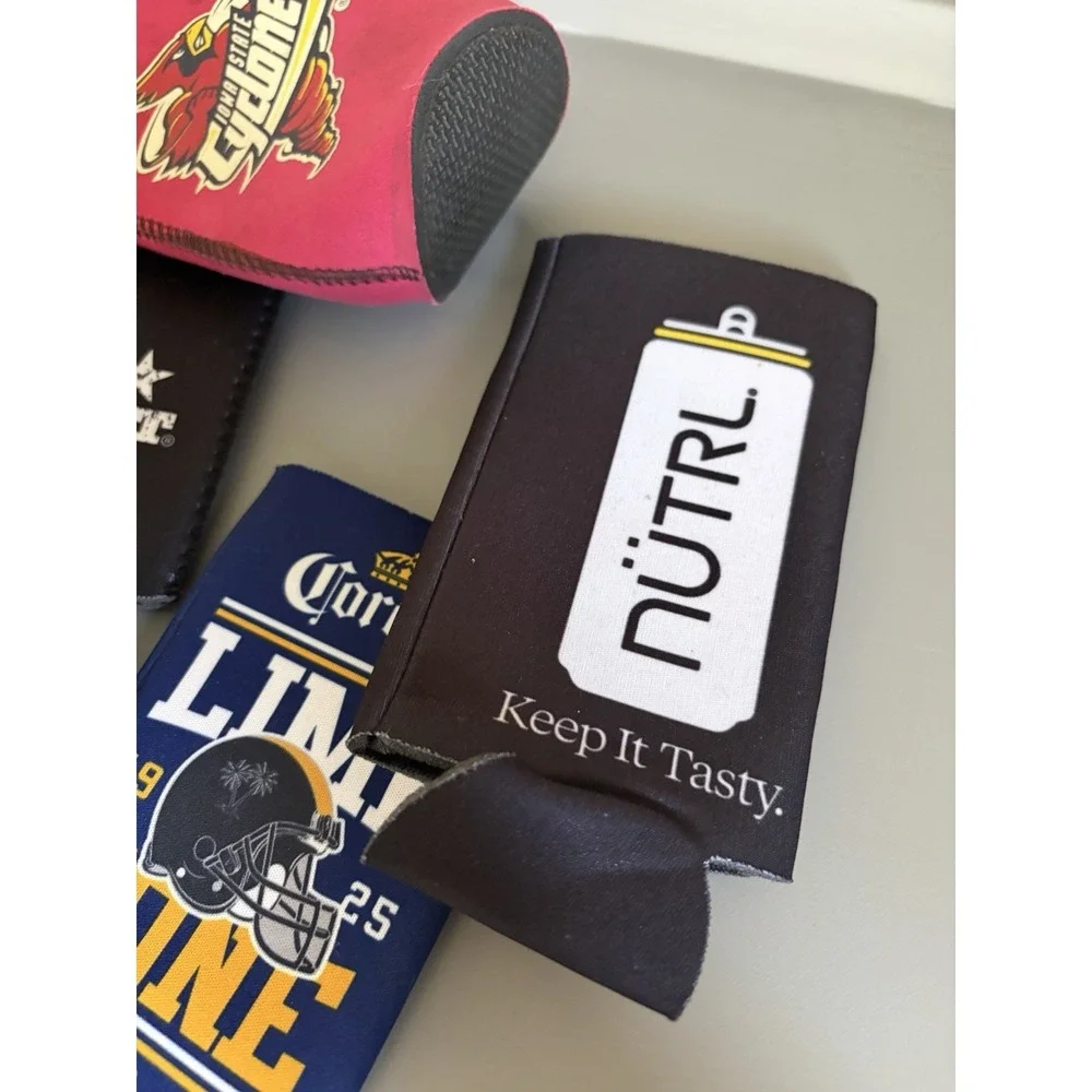 Can Koozies Lot Alcohol Promo Brand Nutrl Mikes Corona Etc Lot Of 7 Holders